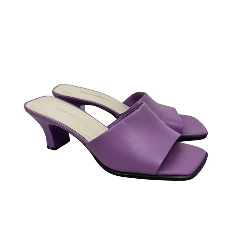 Y2K Naturalizer Purple Slip On Heeled Sandal